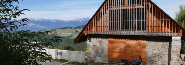 Extérieur de la grange