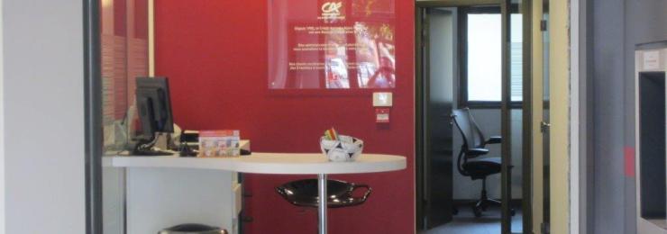 Intérieur de l'agence