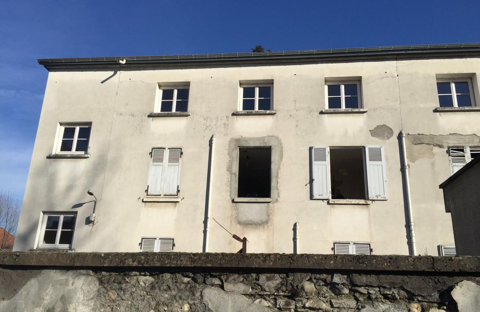Bâtiment pendant rénovation
