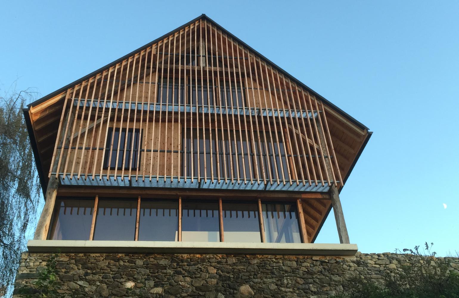 Extérieur de la grange