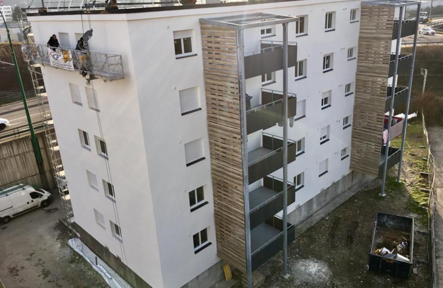 Immeuble après rénovation
