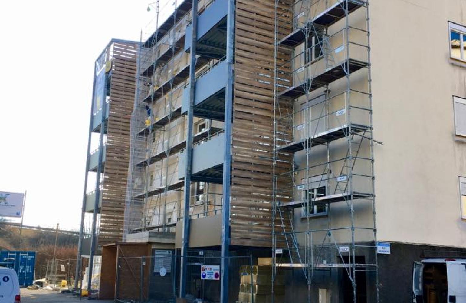 Immeuble après rénovation