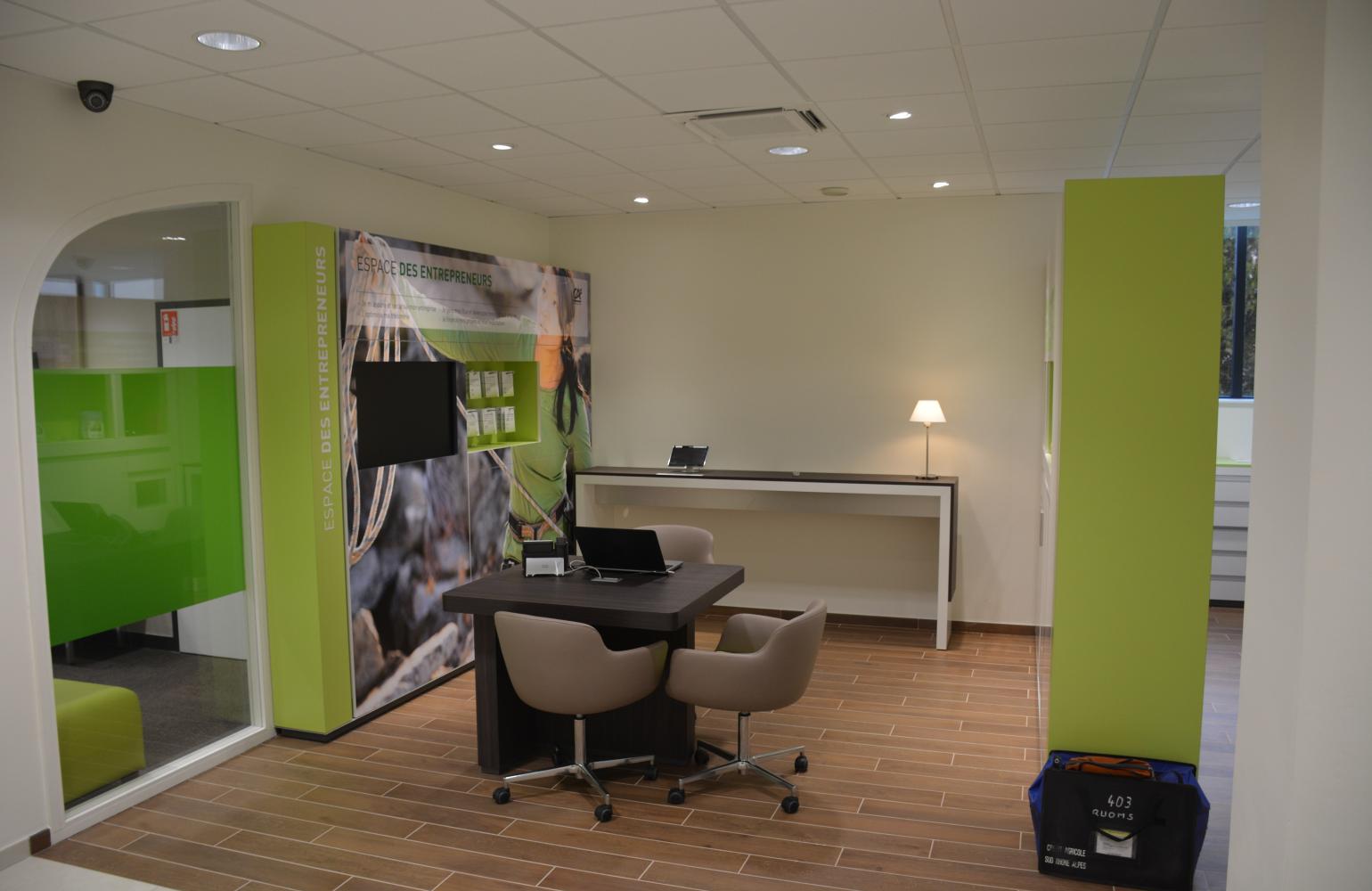 Extérieur de l'agence