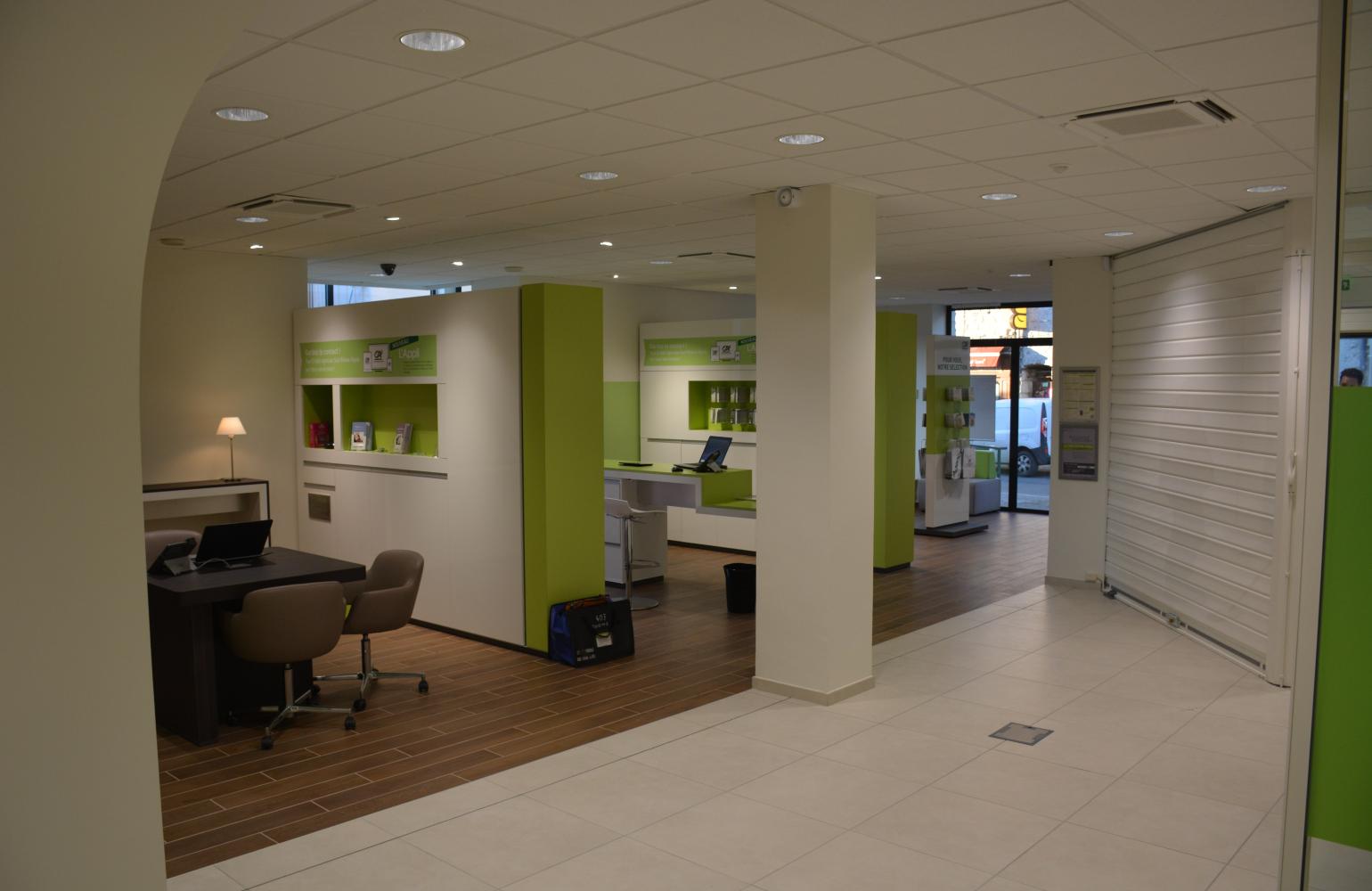 Extérieur de l'agence