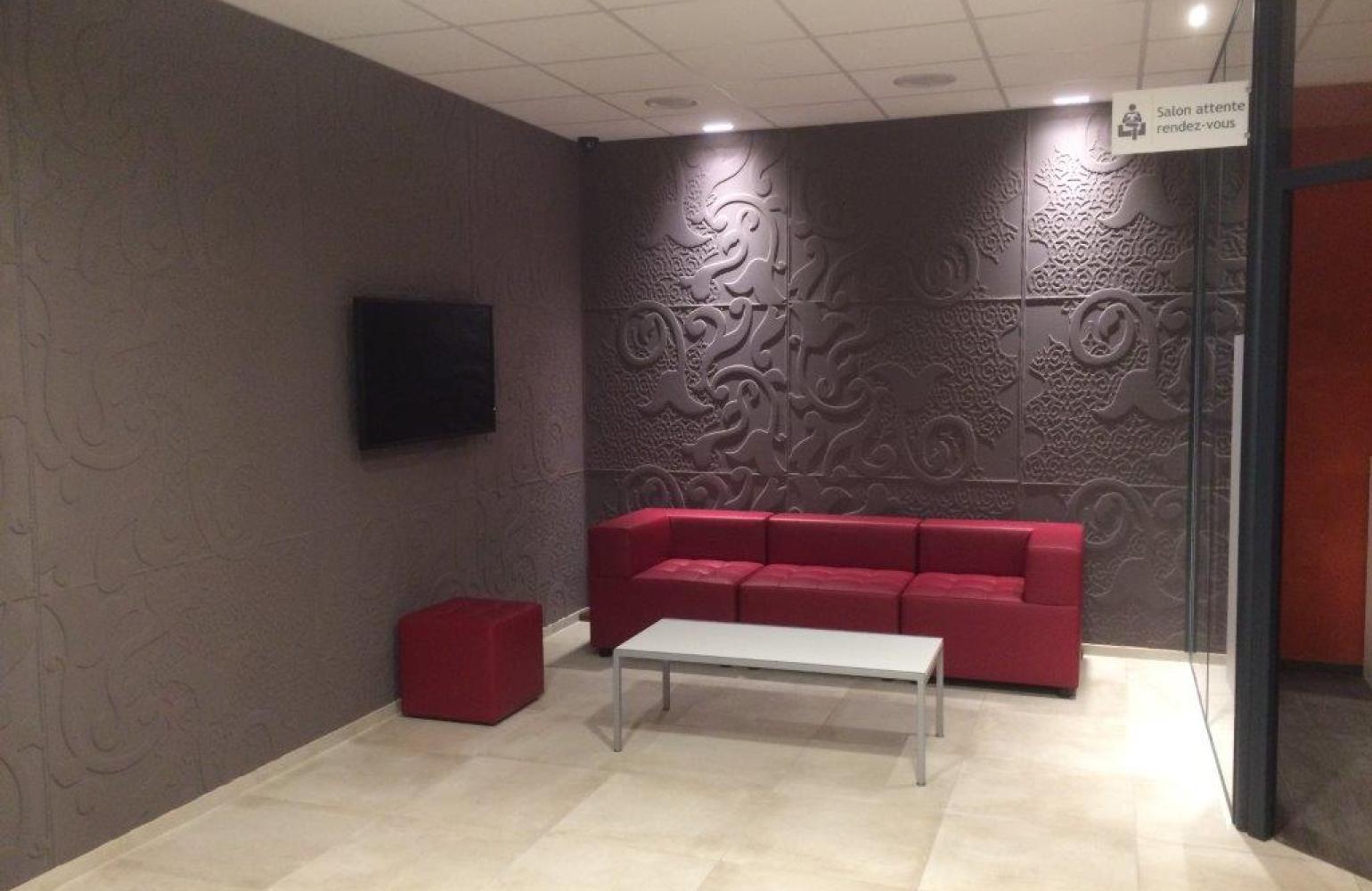 Intérieur de l'agence