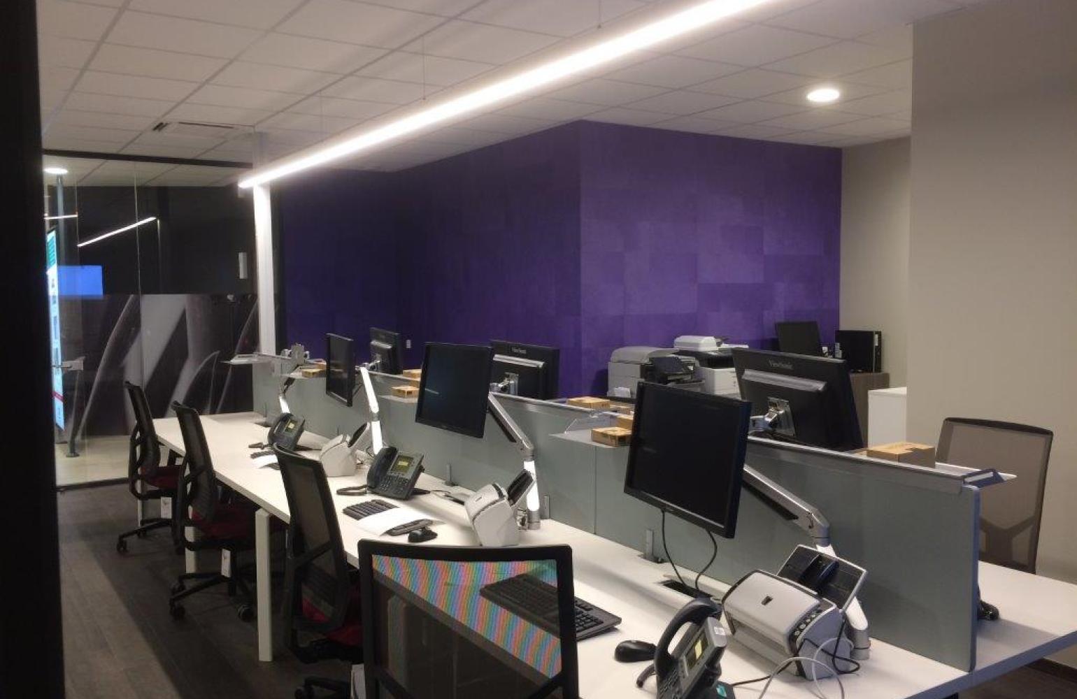 Intérieur de l'agence