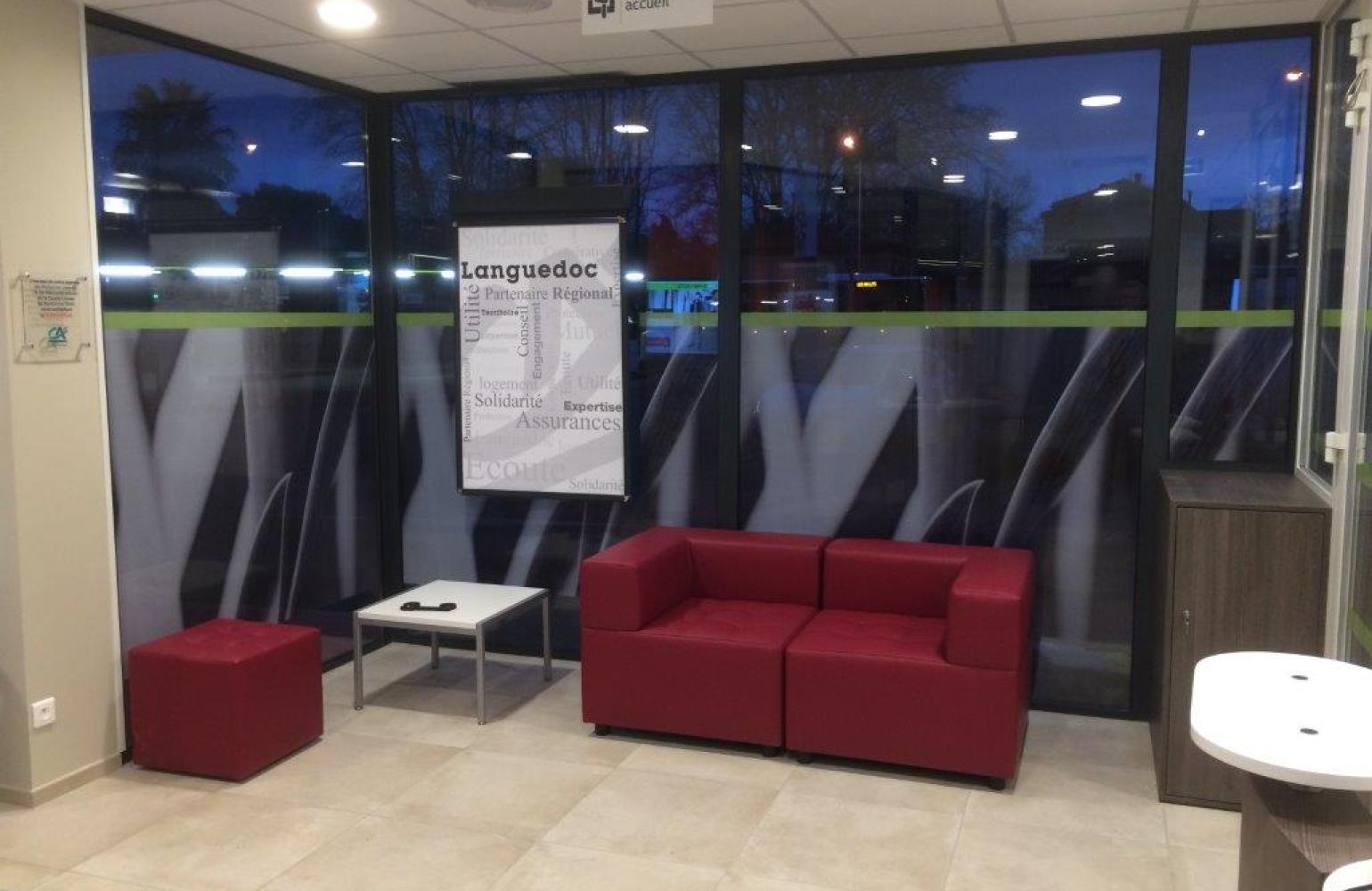 Intérieur de l'agence