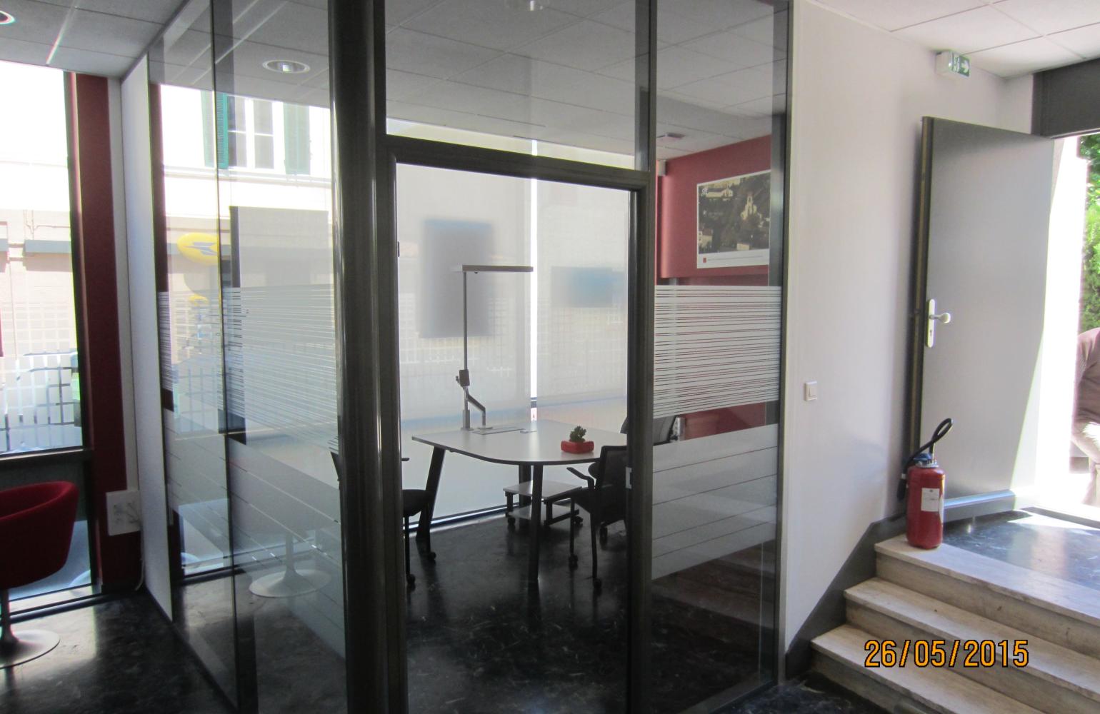 Intérieur de l'agence