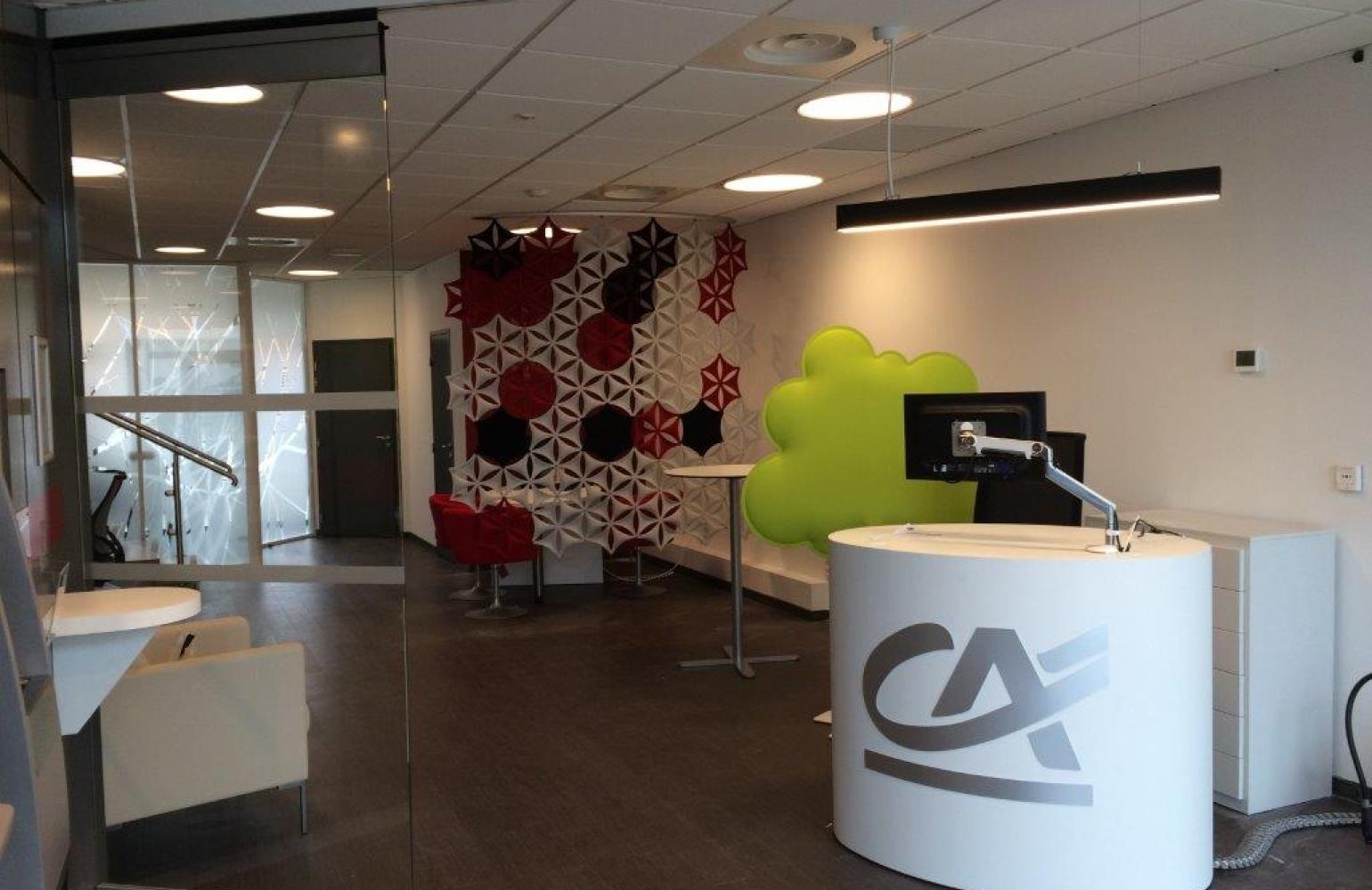 Intérieur de l'agence