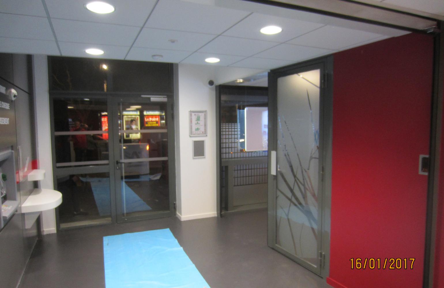 Intérieur de l'agence