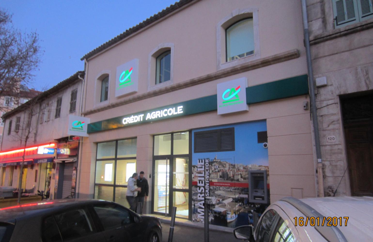 Extérieur de l'agence