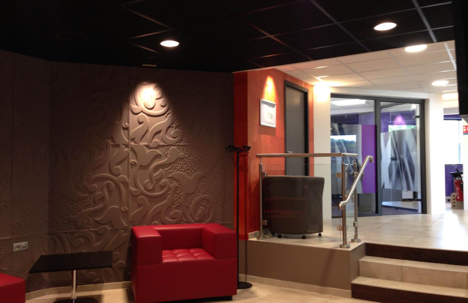 Intérieur de l'agence
